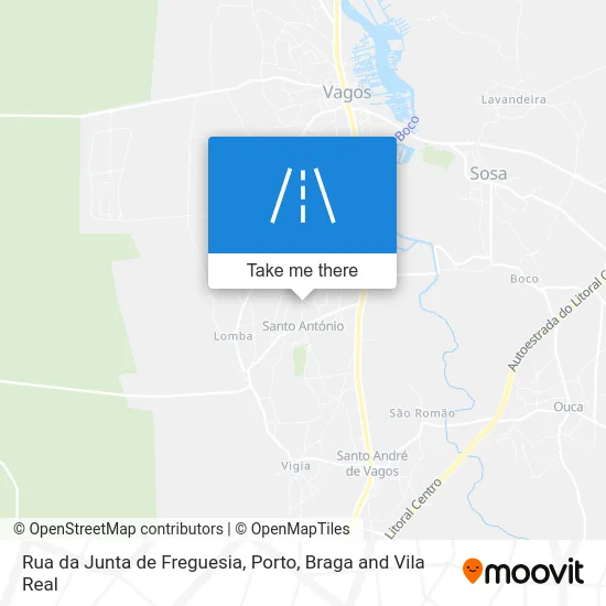 Rua da Junta de Freguesia map