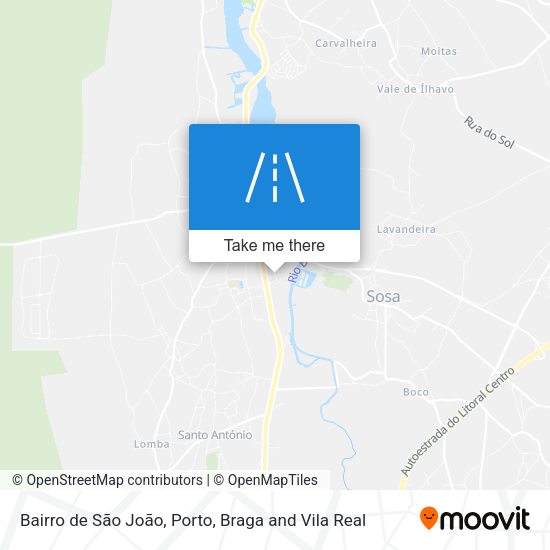 Bairro de São João mapa