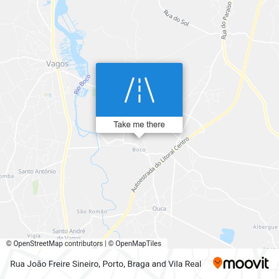 Rua João Freire Sineiro map