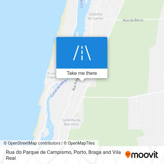 Rua do Parque de Campismo map