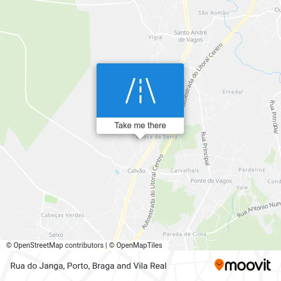 Rua do Janga map