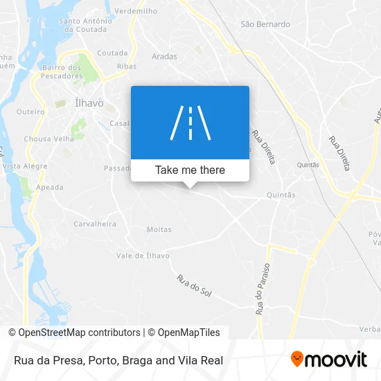 Rua da Presa map