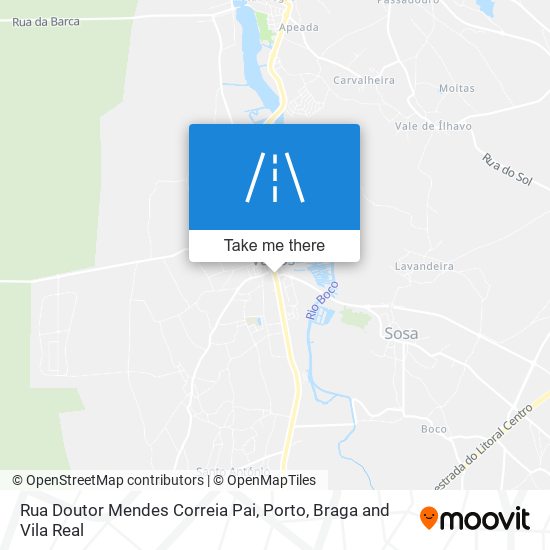 Rua Doutor Mendes Correia Pai map