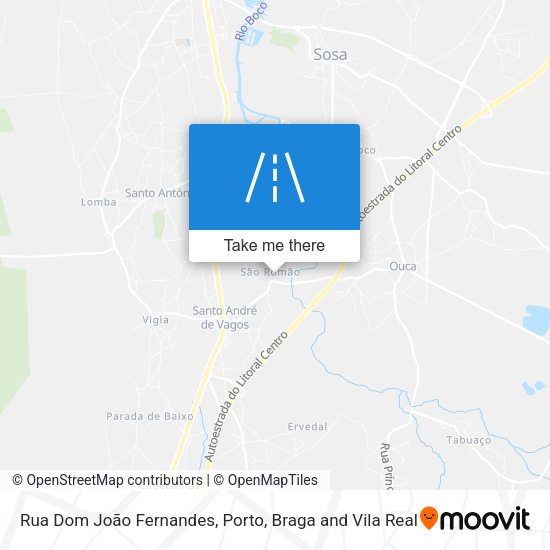 Rua Dom João Fernandes map