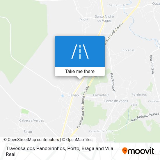 Travessa dos Pandeirinhos map