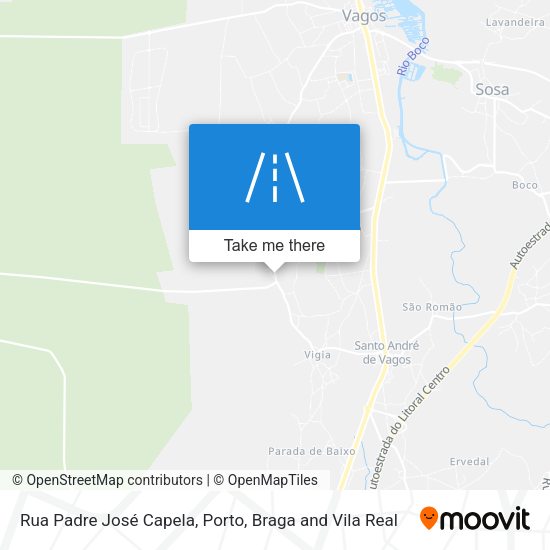 Rua Padre José Capela map