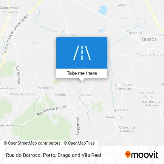 Rua do Barroco map