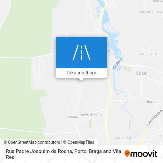 Rua Padre Joaquim da Rocha mapa