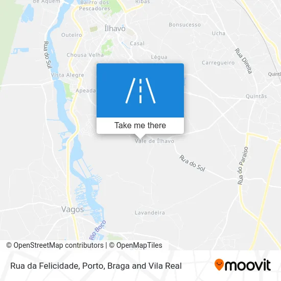 Rua da Felicidade map