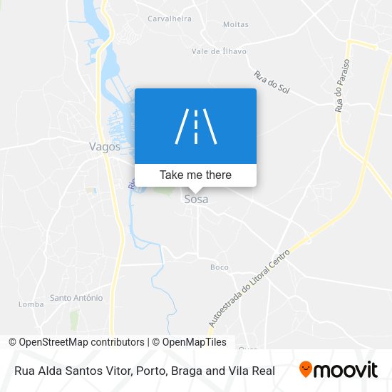 Rua Alda Santos Vitor map