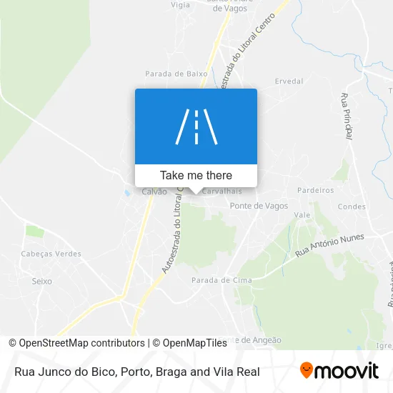 Rua Junco do Bico map