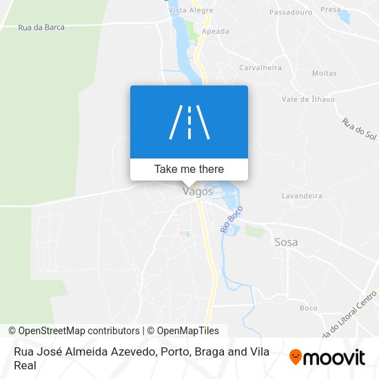 Rua José Almeida Azevedo mapa