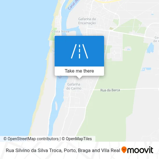 Rua Silvino da Silva Troca map