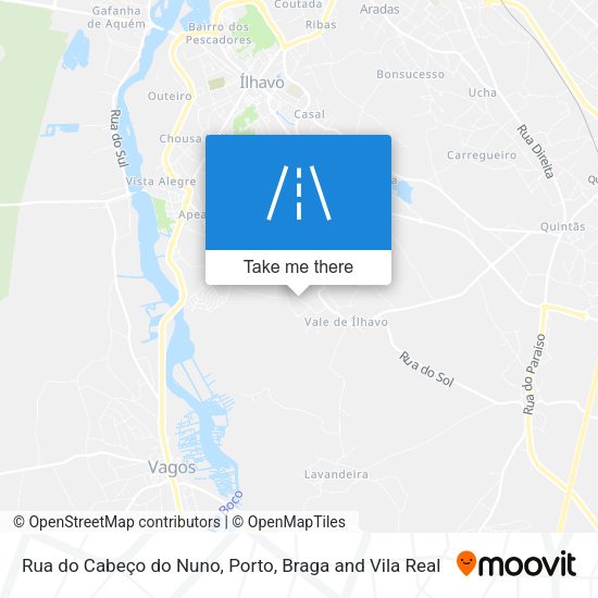 Rua do Cabeço do Nuno mapa
