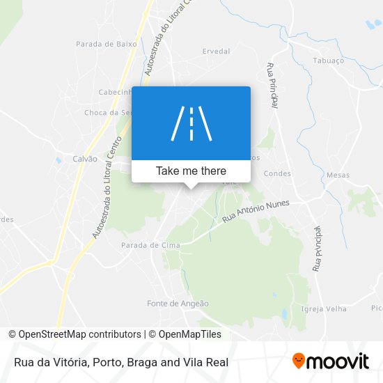 Rua da Vitória map