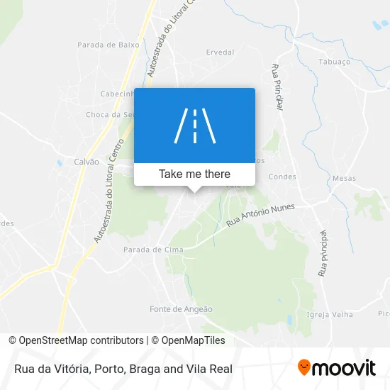 Rua da Vitória map