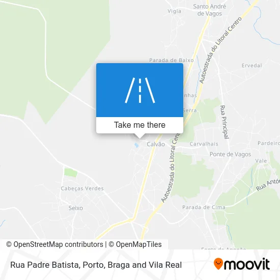 Rua Padre Batista map