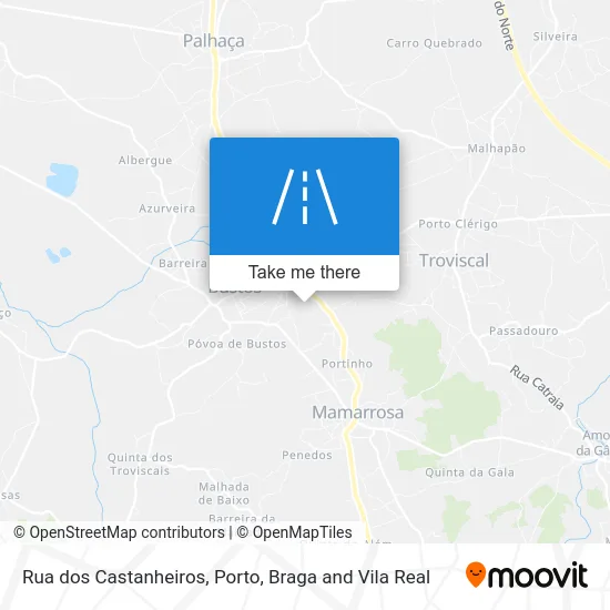 Rua dos Castanheiros map