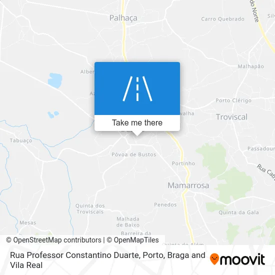 Rua Professor Constantino Duarte map