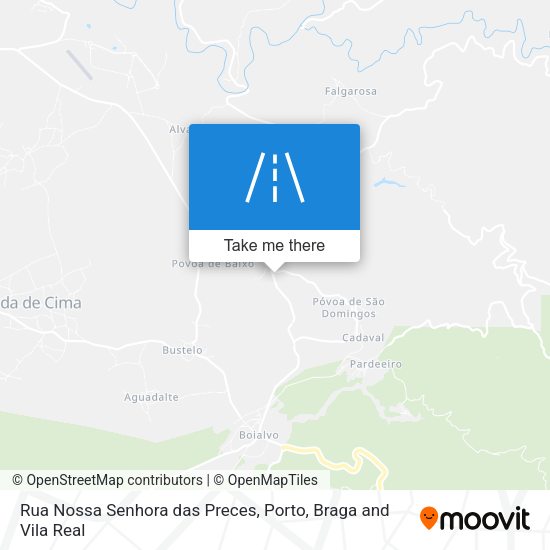 Rua Nossa Senhora das Preces map