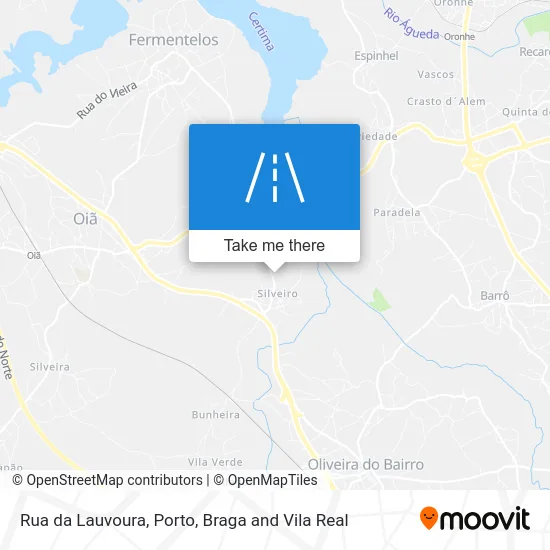 Rua da Lauvoura map