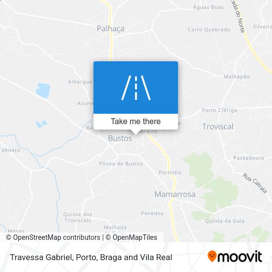 Travessa Gabriel mapa