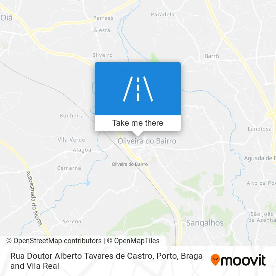 Rua Doutor Alberto Tavares de Castro map