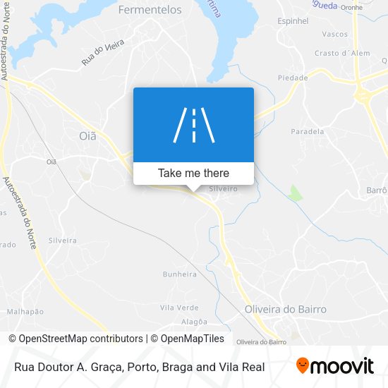 Rua Doutor A. Graça map