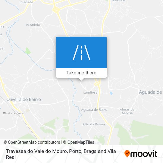 Travessa do Vale do Mouro mapa
