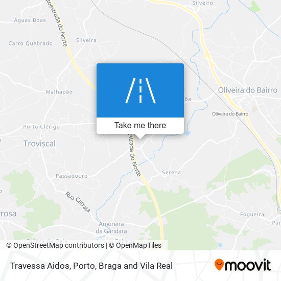 Travessa Aidos mapa