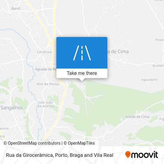 Rua da Girocerâmica mapa