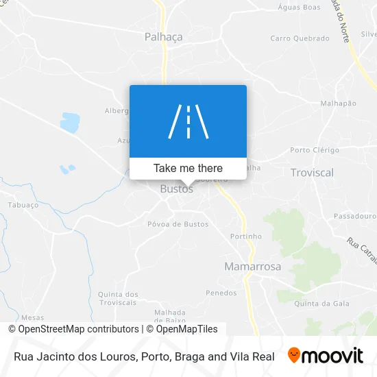 Rua Jacinto dos Louros map