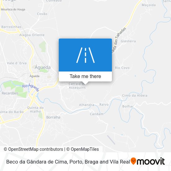 Beco da Gândara de Cima map