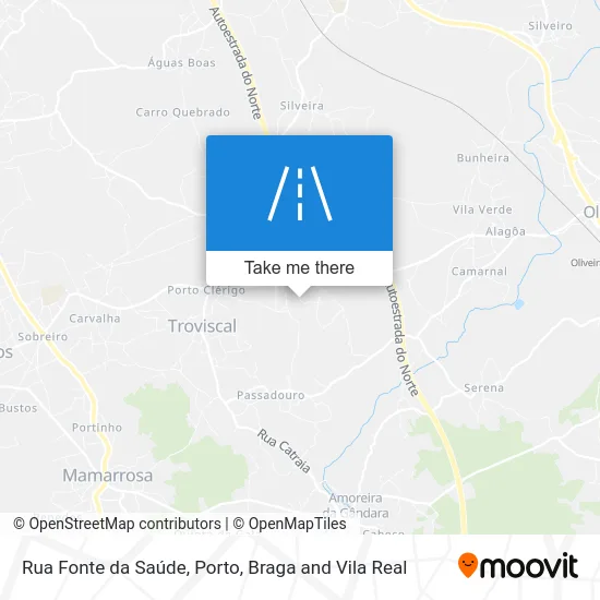 Rua Fonte da Saúde map