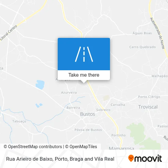 Rua Arieiro de Baixo map
