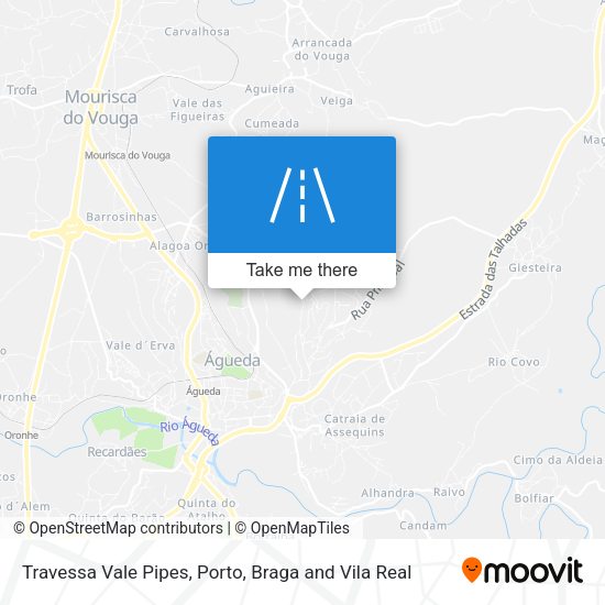 Travessa Vale Pipes mapa