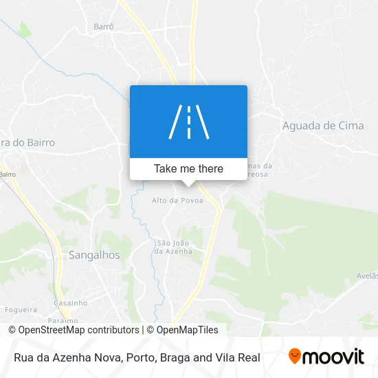 Rua da Azenha Nova map