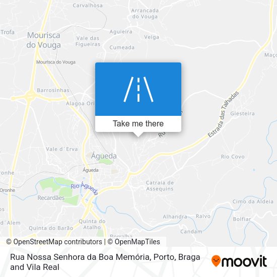 Rua Nossa Senhora da Boa Memória mapa