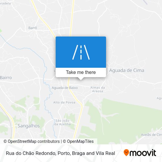Rua do Chão Redondo map