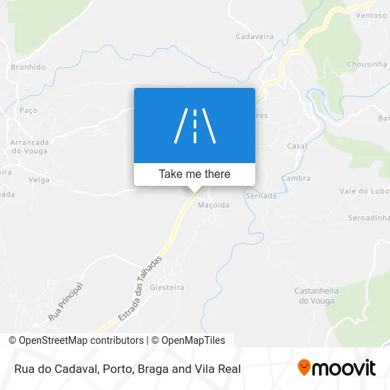 Rua do Cadaval map