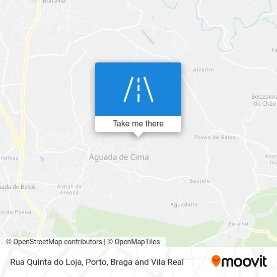 Rua Quinta do Loja map
