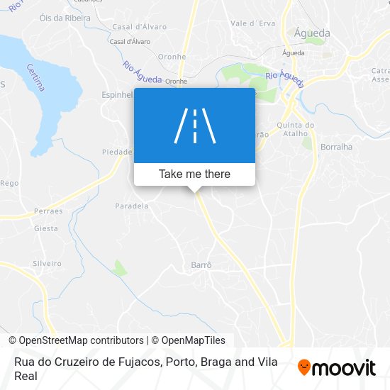 Rua do Cruzeiro de Fujacos map