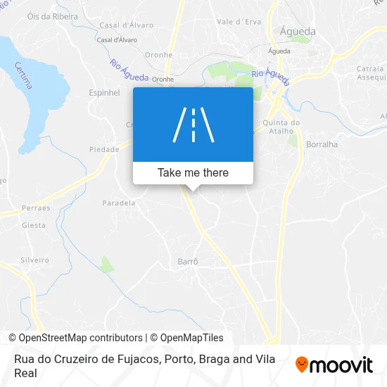 Rua do Cruzeiro de Fujacos map