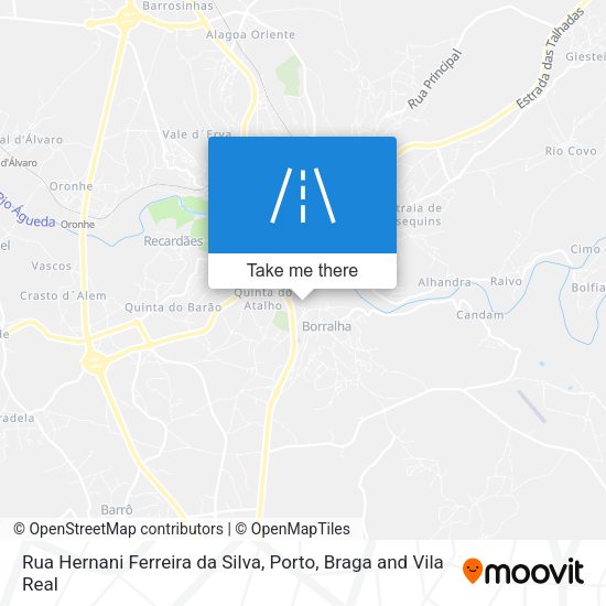 Rua Hernani Ferreira da Silva mapa