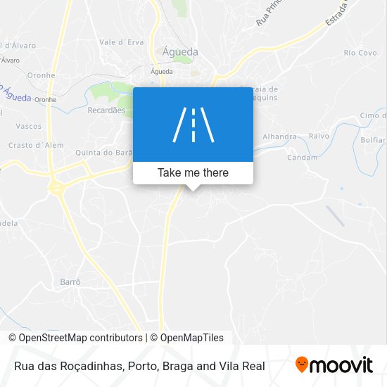 Rua das Roçadinhas map