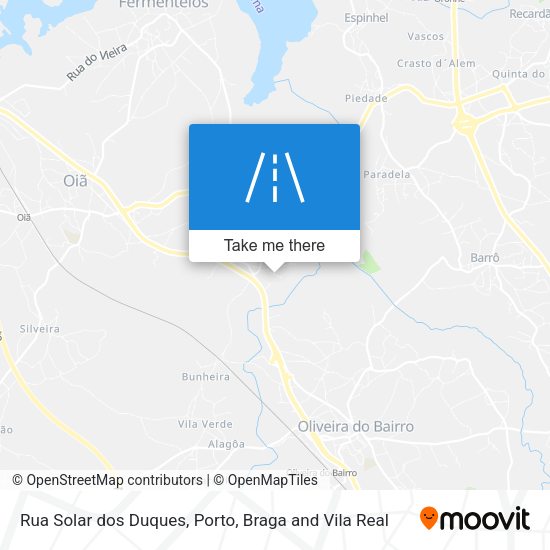 Rua Solar dos Duques map