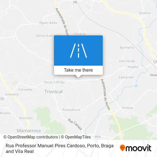 Rua Professor Manuel Pires Cardoso map