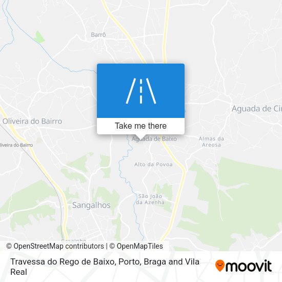 Travessa do Rego de Baixo map