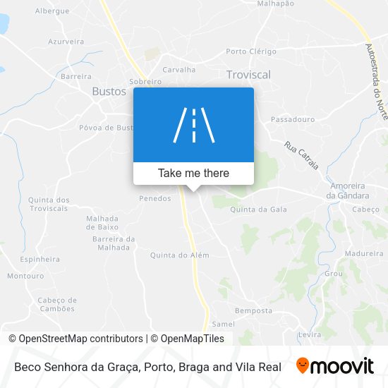 Beco Senhora da Graça map