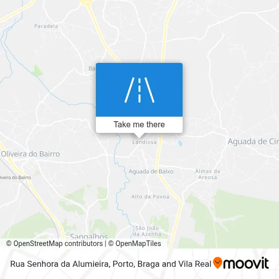 Rua Senhora da Alumieira map